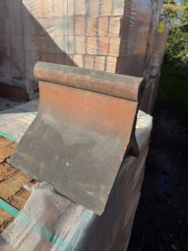 RIDGE TILES AND FITTINGS PLAIN CLAY ROOF TILES - different types available and prices vary please call.