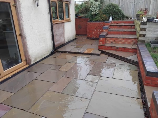 SANDSTONE PAVING IN PATIO PACKS KOTA BLACK OTHER COLOURS AVAILABLE - Image 2