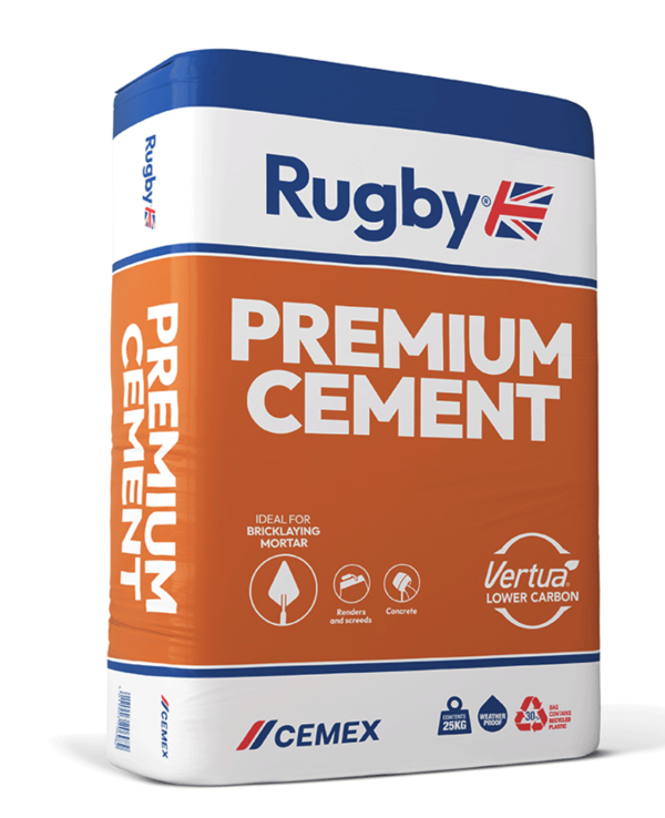 RUGBY PREMIUM CEMENT CEMEX PLASTIC BAGS