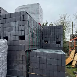 BLUE 65mm Solid Engineering Bricks Concessions – 380 Pack