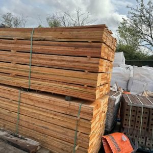 English Larch Cladding 200 x 3.6M Tapered Douglas Fern Boards