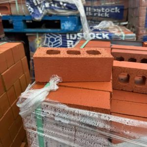 RED 73MM PERFORATED ENGINEERING BRICKS