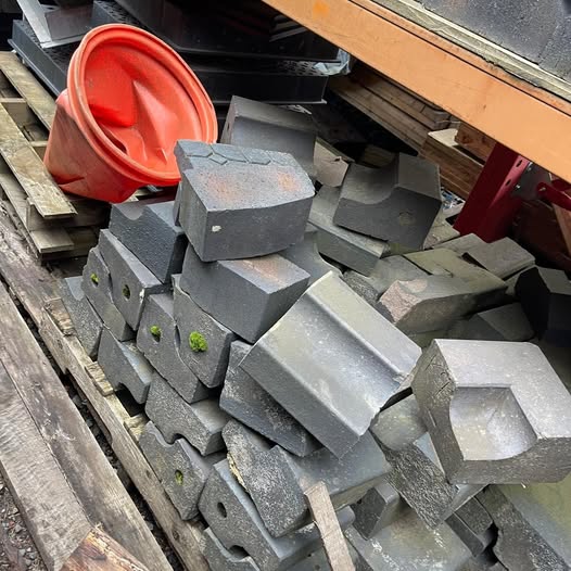 Reclaimed Blue Corbel Bricks - Unique Architectural Salvage UK