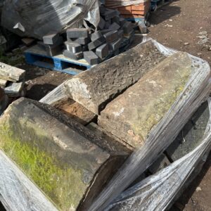 Reclaimed Yorkshire Stone Coping – 30cm Wide | Whitford Reclamation