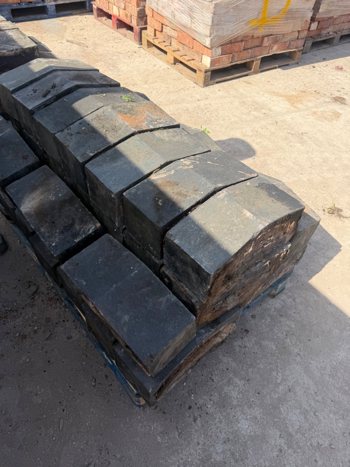 Staffordshire Blue Large Wall Copings – Reclaimed, Excellent Condition