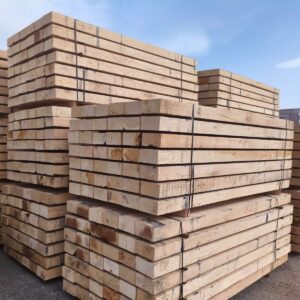 New Oak Sleepers 200x100x2.4 – Landscaping Timber Worcestershire