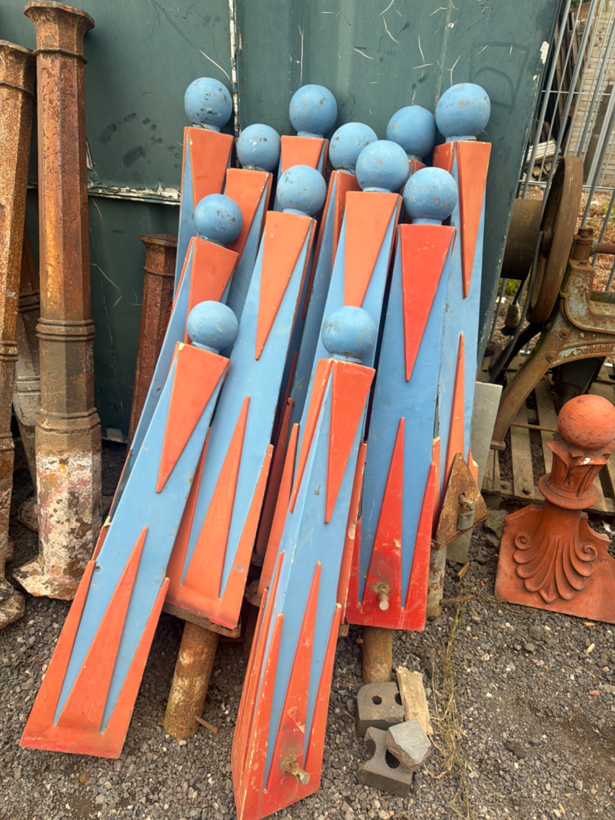 Reclaimed Lockable & Removable Bollards – 1100mm | Whitford Reclamation