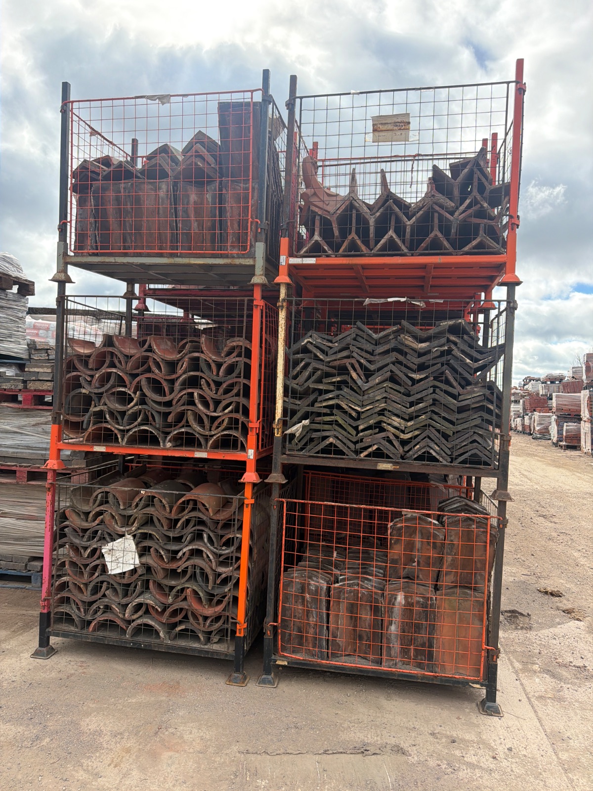 Ridge Tiles Reclaimed New – Various Sizes & Shapes in Worcestershire