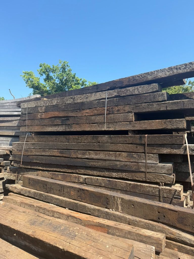 Reclaimed Crossing Timbers Railway Sleepers 3.2/3.6m – Worcestershire
