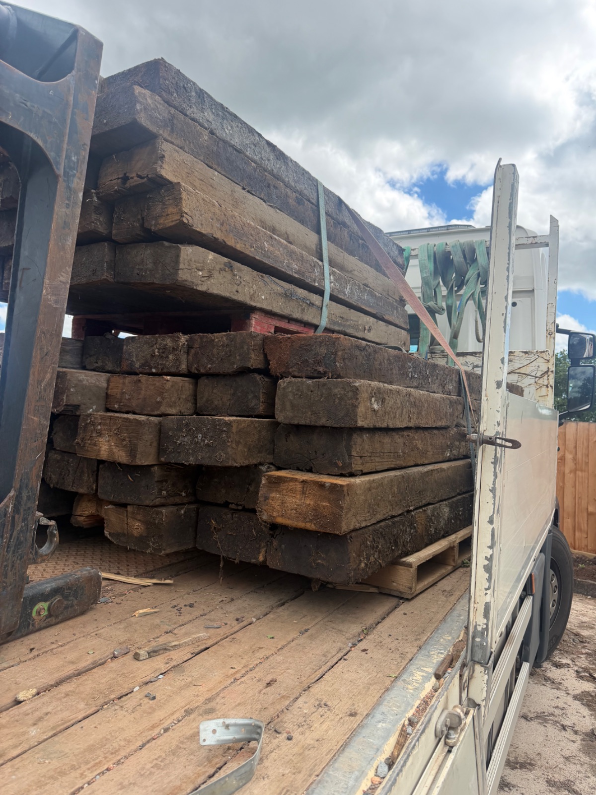 Reclaimed Larch English Sleepers – Quality Salvaged Timber Worcestershire - Image 3