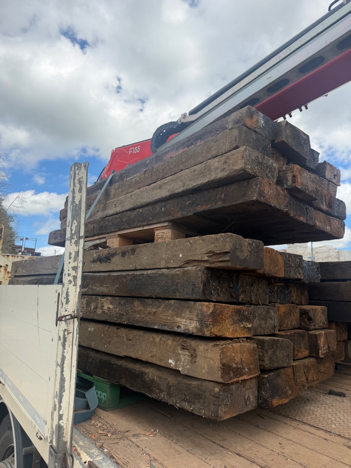 Reclaimed Larch English Sleepers – Quality Salvaged Timber Worcestershire - Image 2