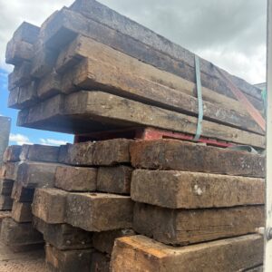 Reclaimed Larch English Sleepers – Quality Salvaged Timber Worcestershire