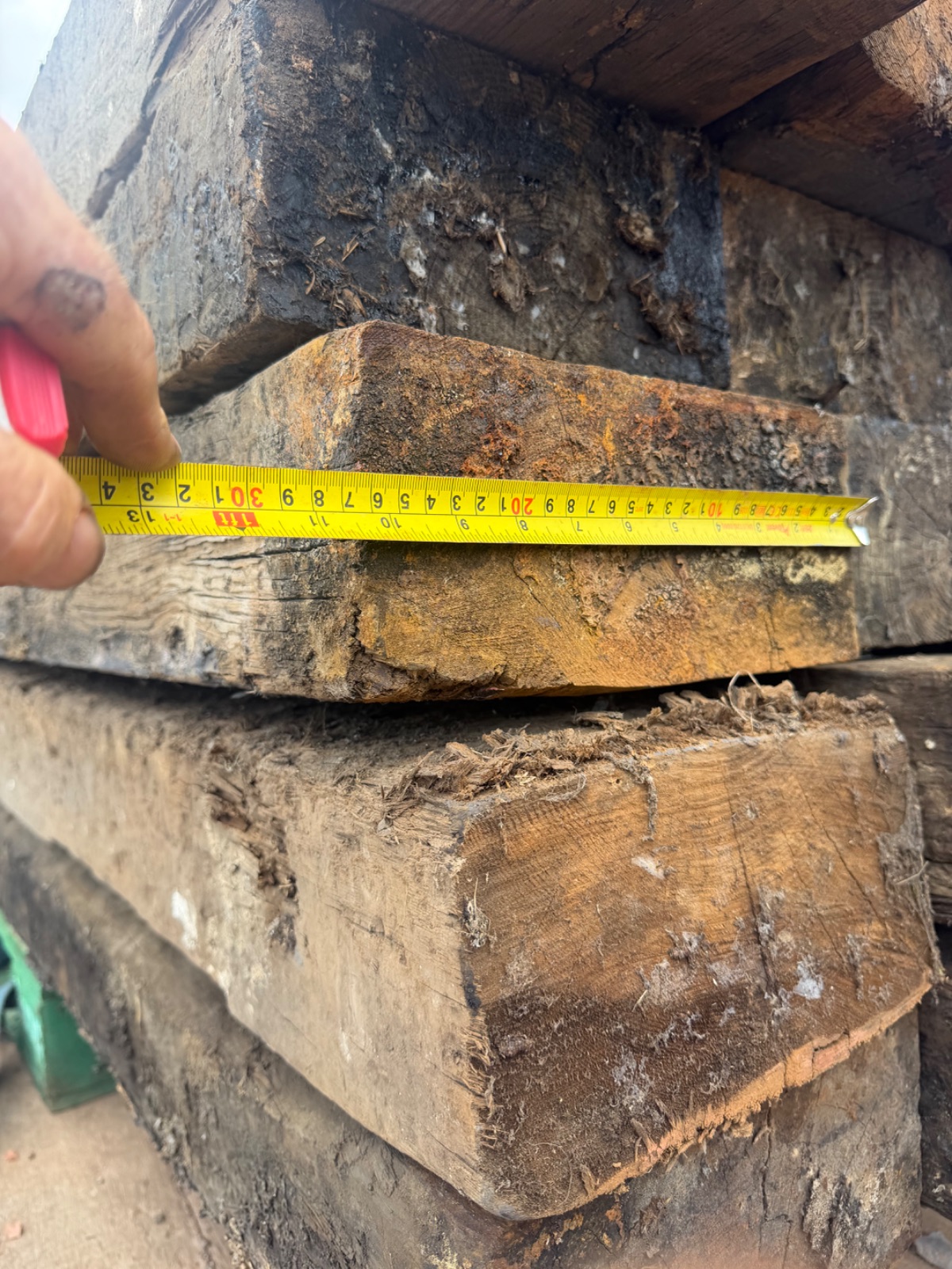 Reclaimed Larch English Sleepers – Quality Salvaged Timber Worcestershire - Image 6
